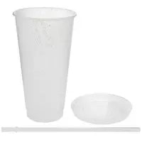 24 oz cold cup with speckles of glitter