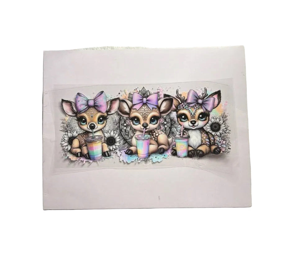 Sweet baby fawn and coffee