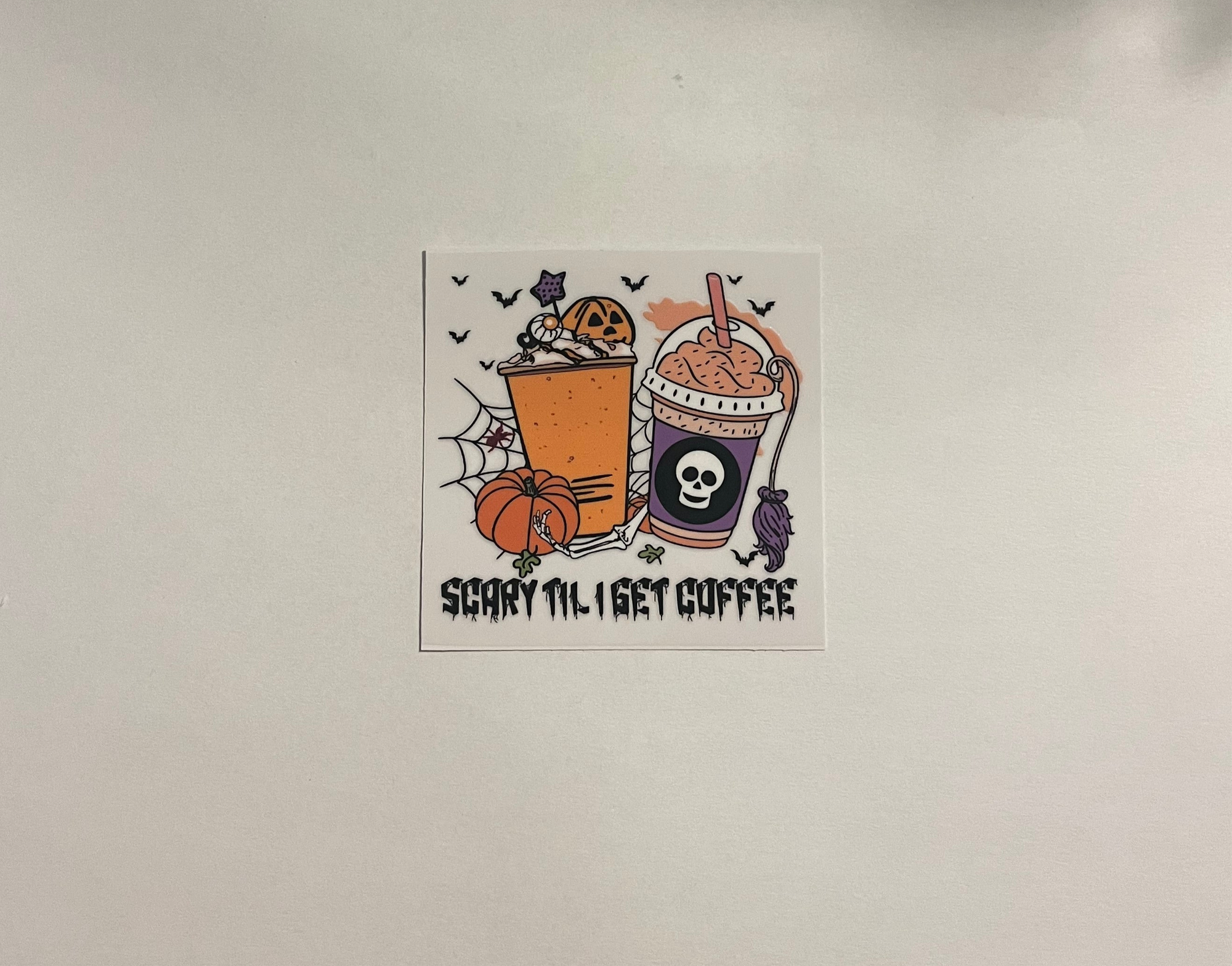 Scary til I get coffee