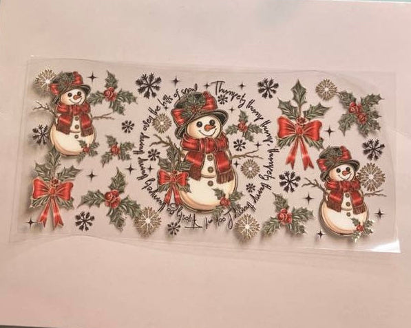 Snowman and Christmas