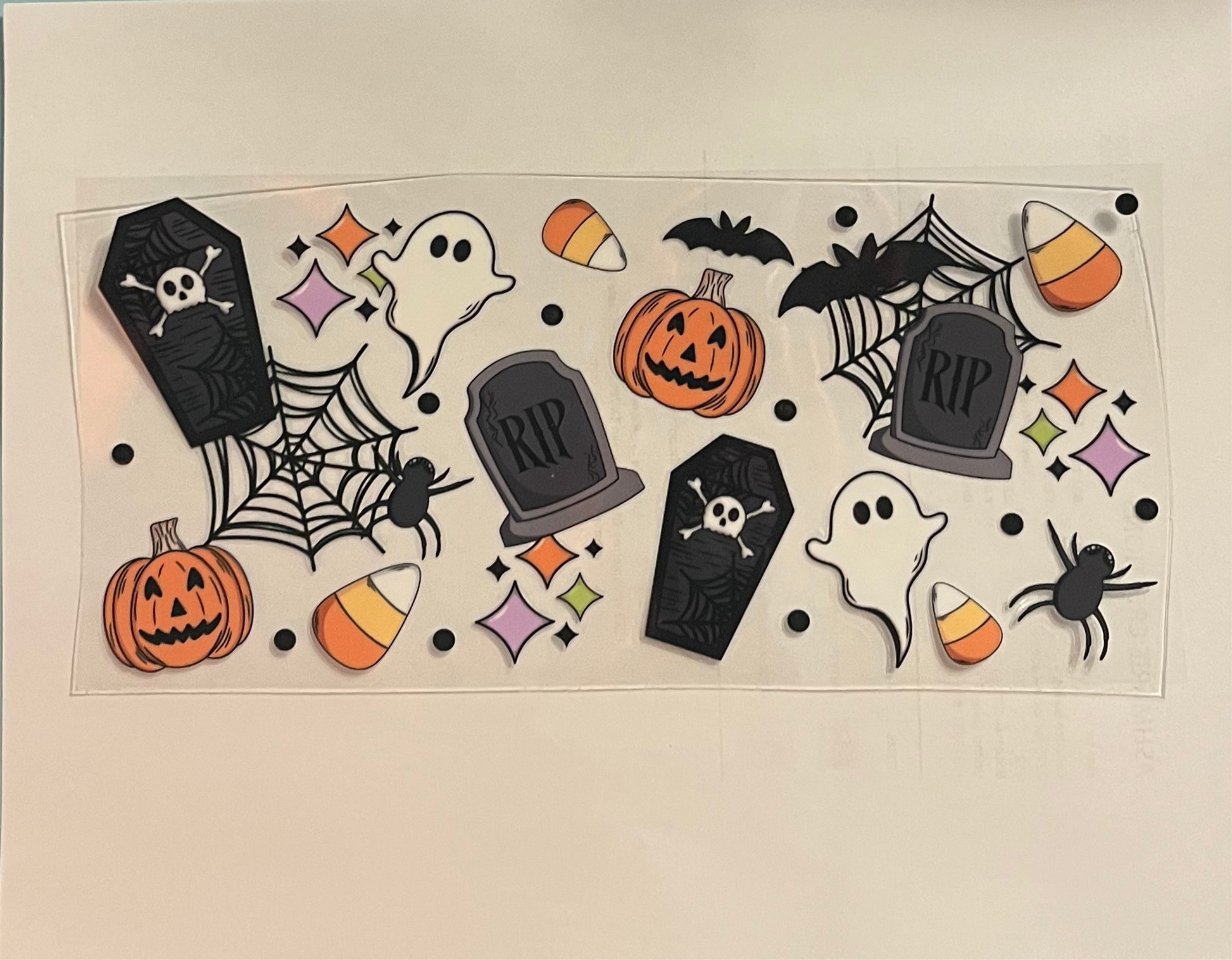 Graveyard and candy corn