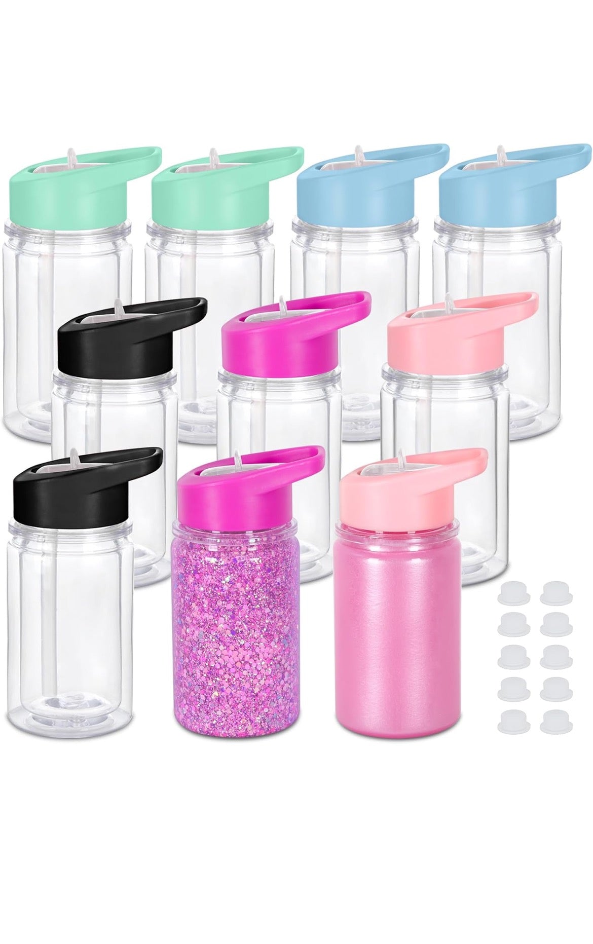 Kids 10 oz acrylic snow globe cup