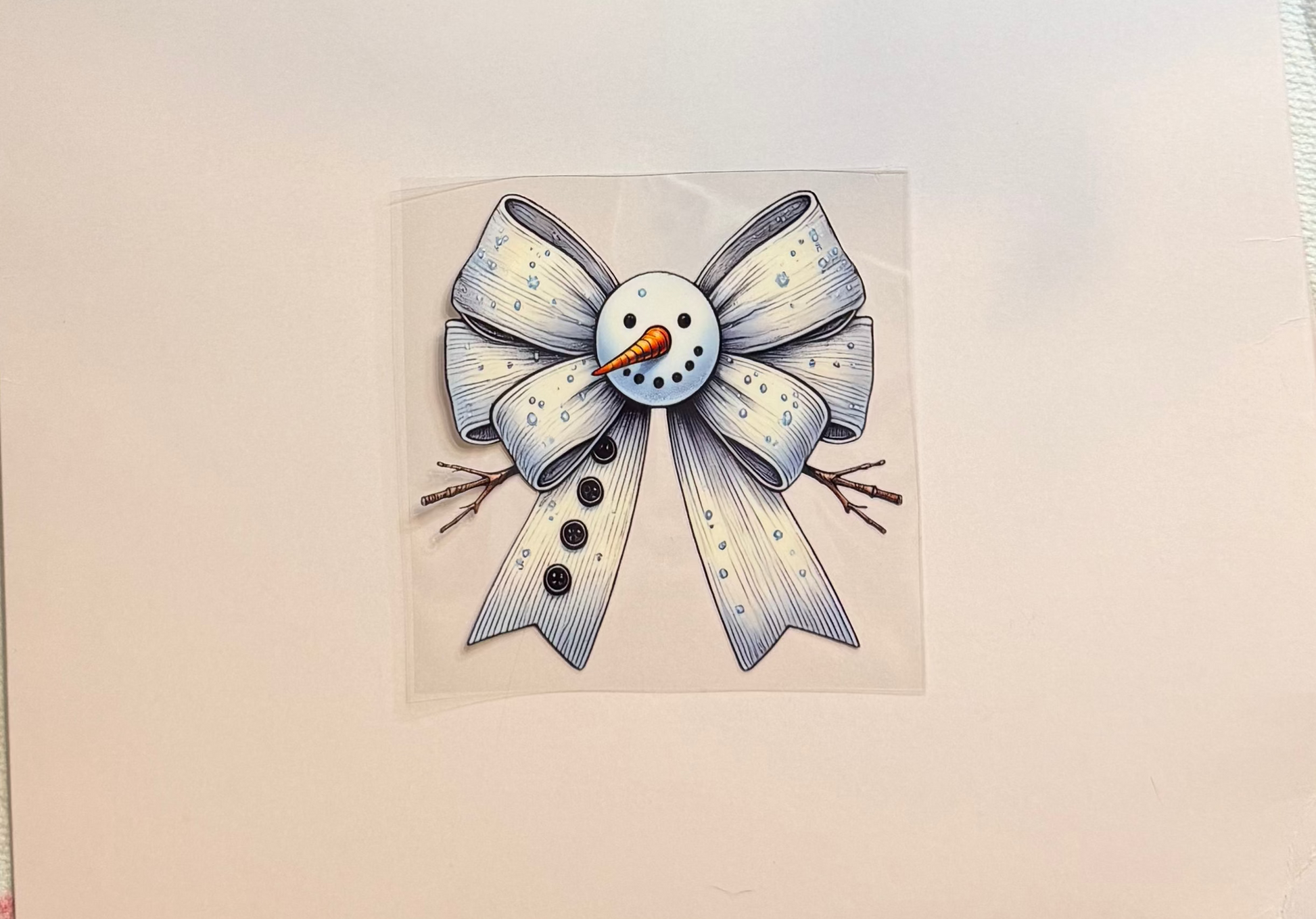 Snowman bow