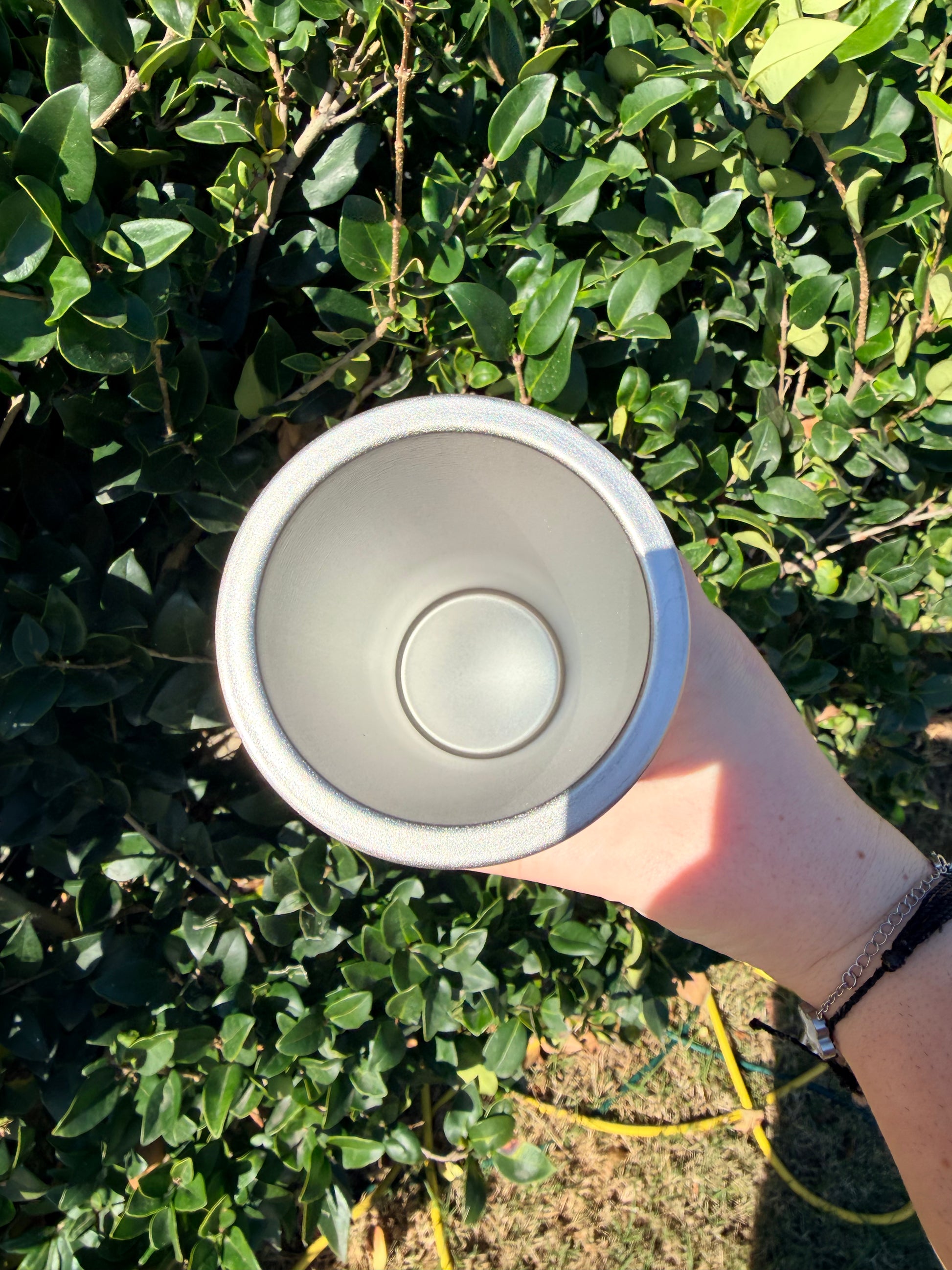 20 oz Stainless steel snowglobe Tumbler