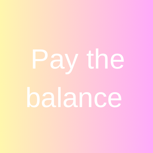 Pay The Balance