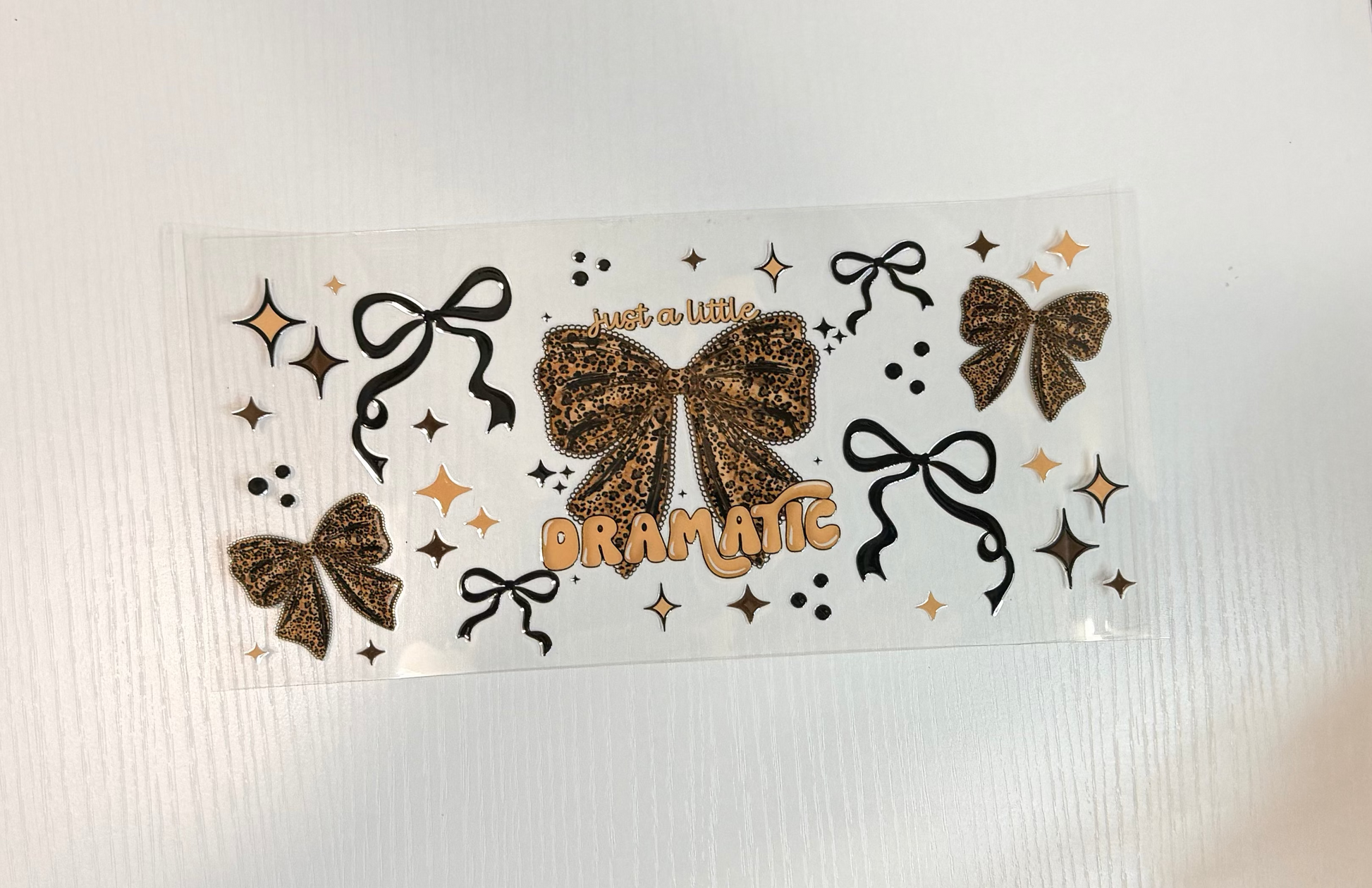 Just a little dramatic