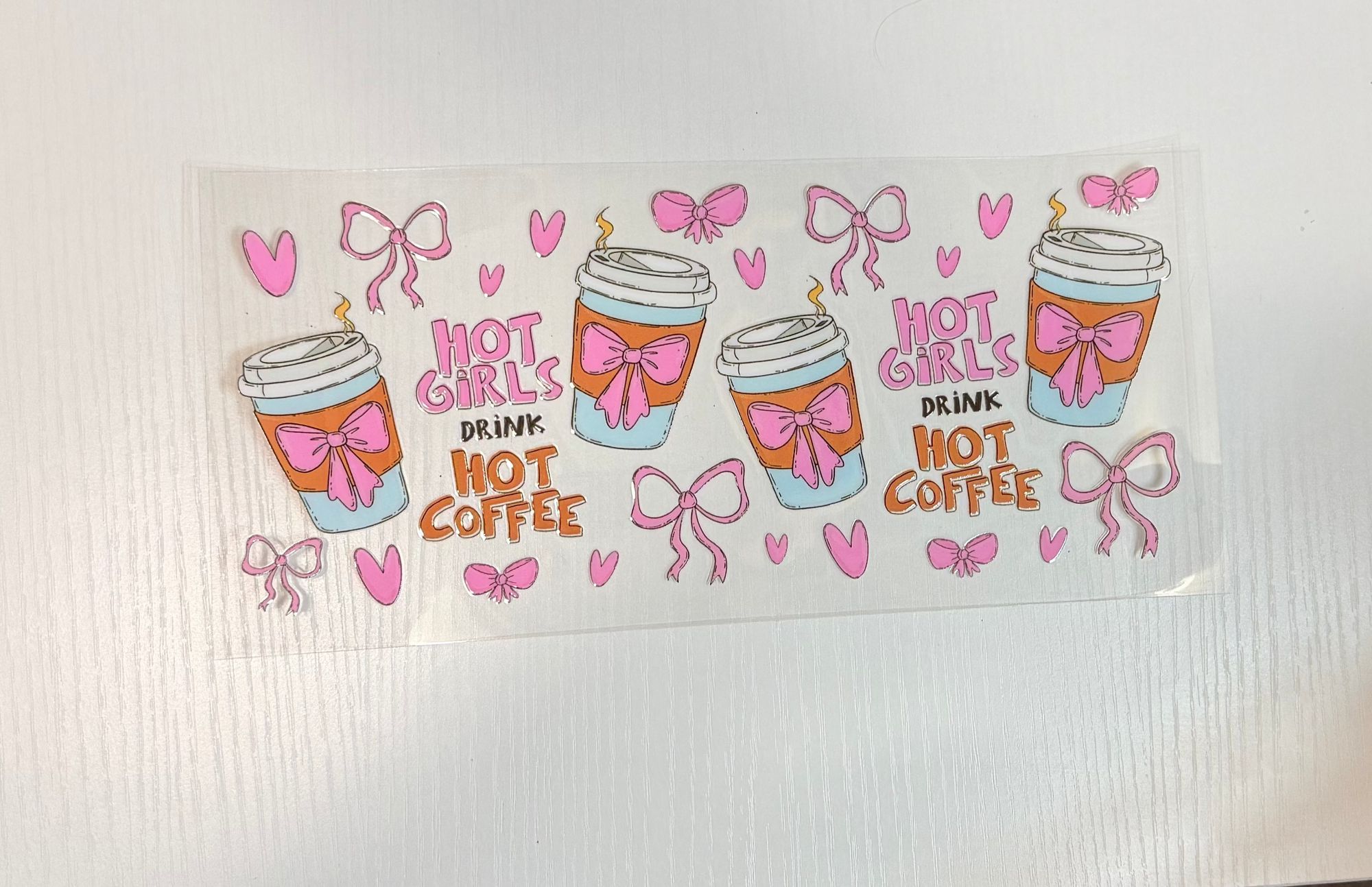 Hot girls drink, hot coffee ￼