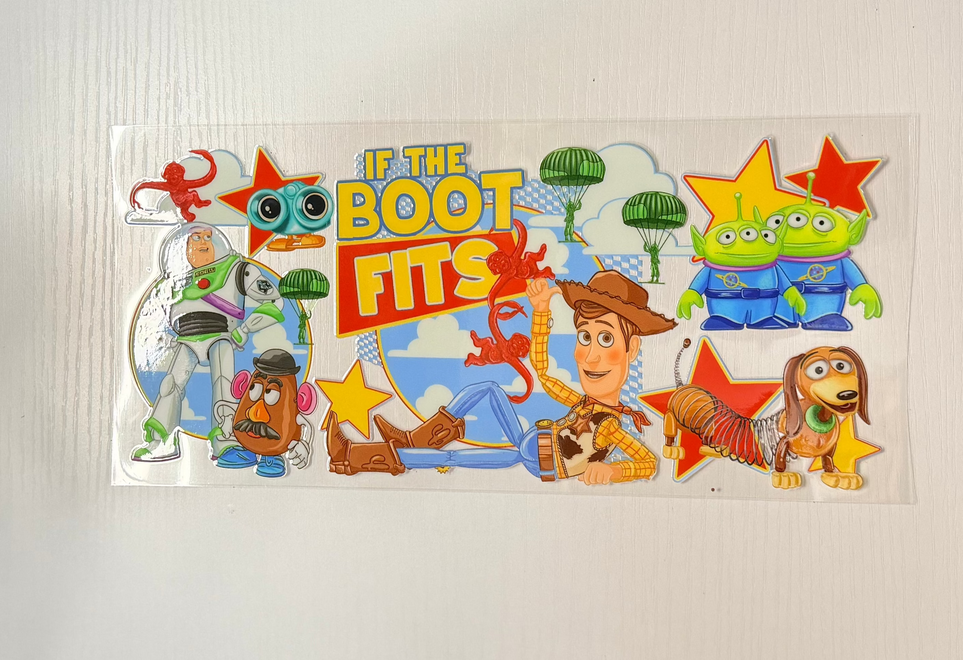 Toy story if the boot fits