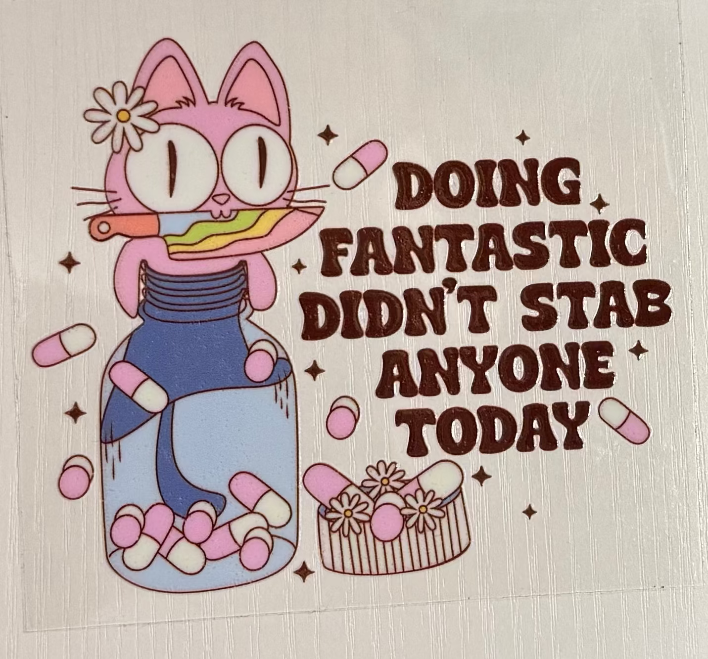 Doing fantastic