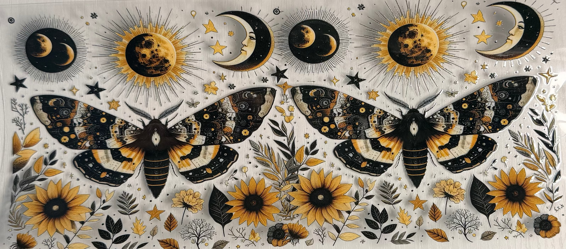 Butterflies, moons, and sunflowers