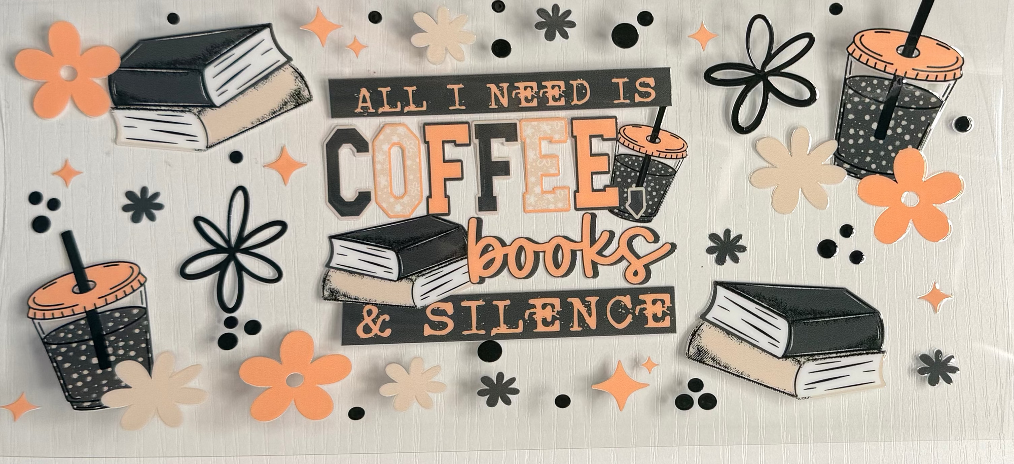 Coffee books and silence