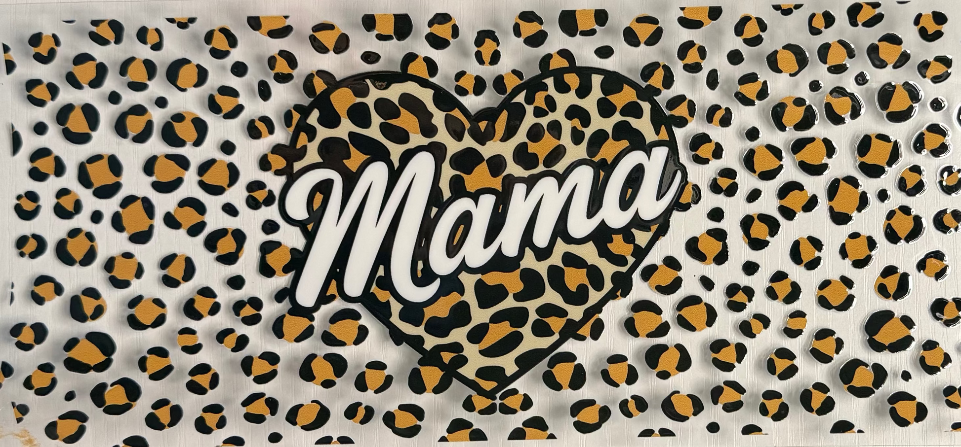 Mama leopard heart