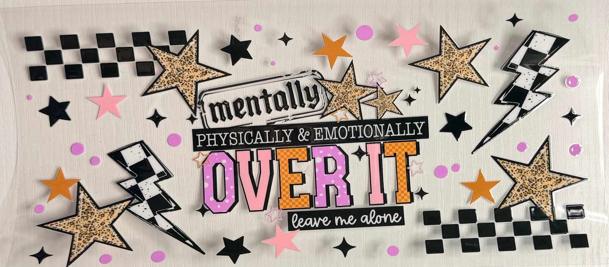 Over it