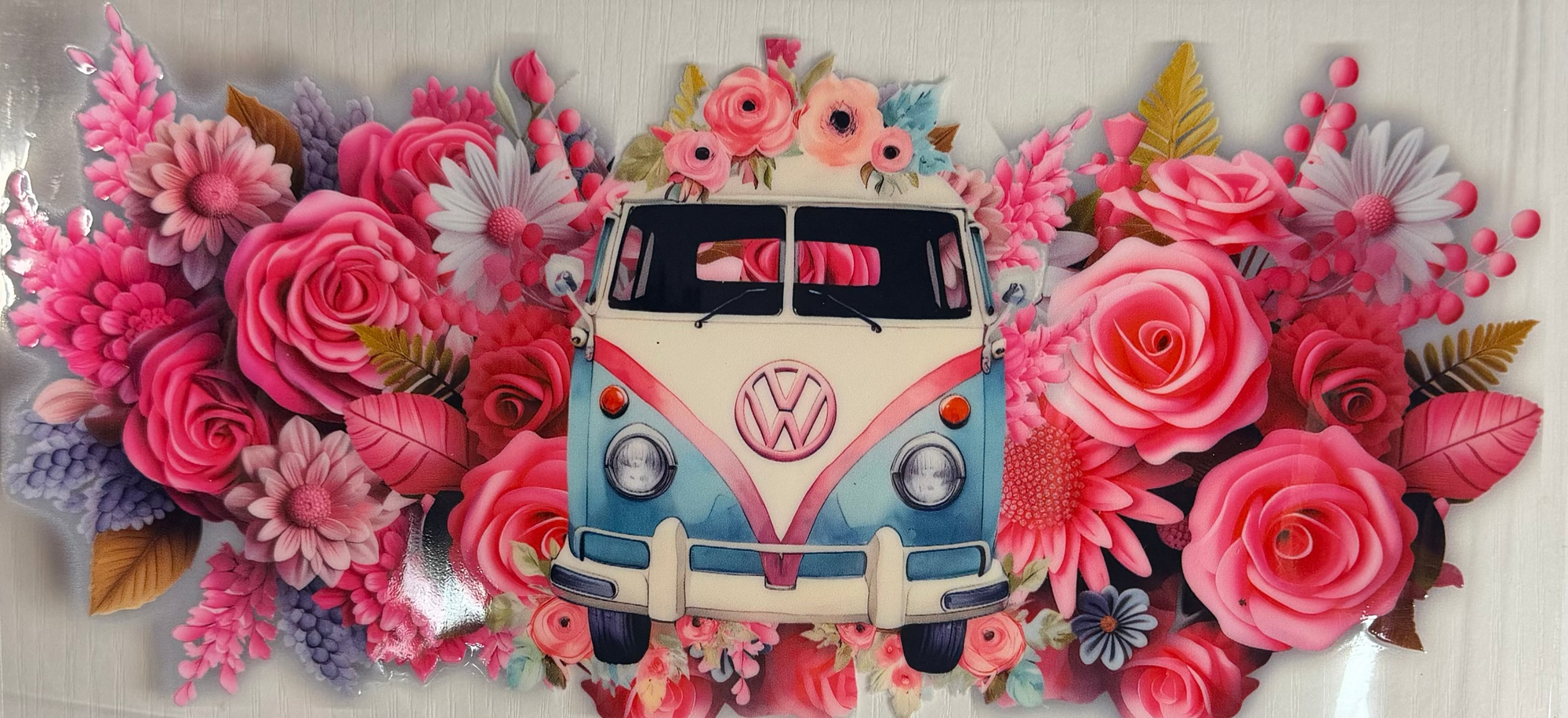 Vans and flowers