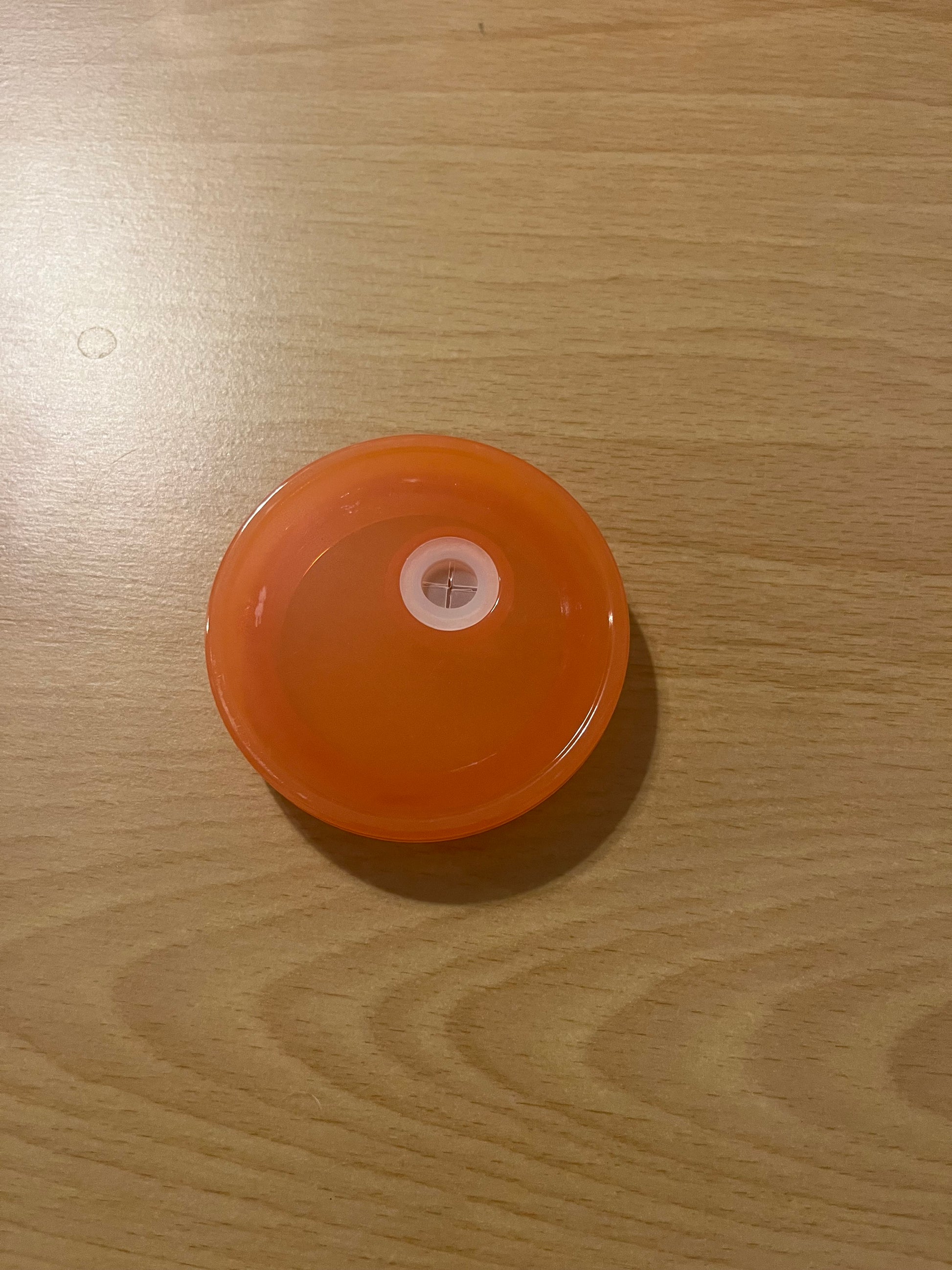 Orange lid